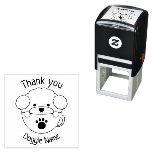 Cupoodle Wood Art Stamp Zelfinktende Stempel