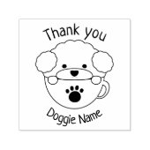 Cupoodle Wood Art Stamp Zelfinktende Stempel (Design)