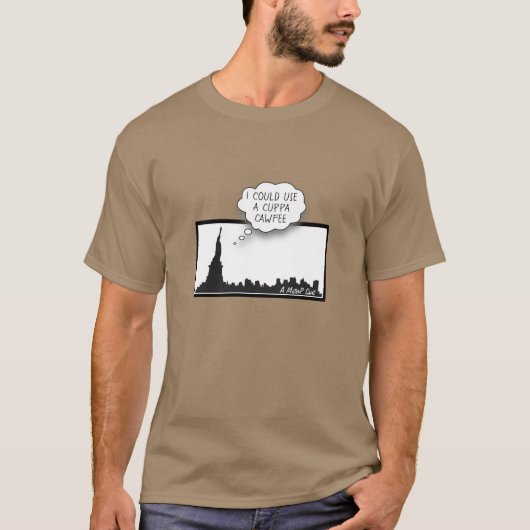 Cuppa Cawfee - Een MisterP Shirt (Voorkant)