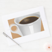 Cuppa Cuppa Burnin' Love Rechthoekige Sticker (Envelop)