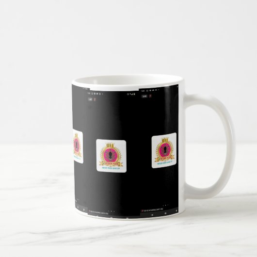 Cuppa die thee drink koffiemok (Rechts)