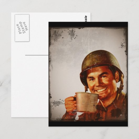 Cuppa Joe Briefkaart (Voorkant / Achterkant)