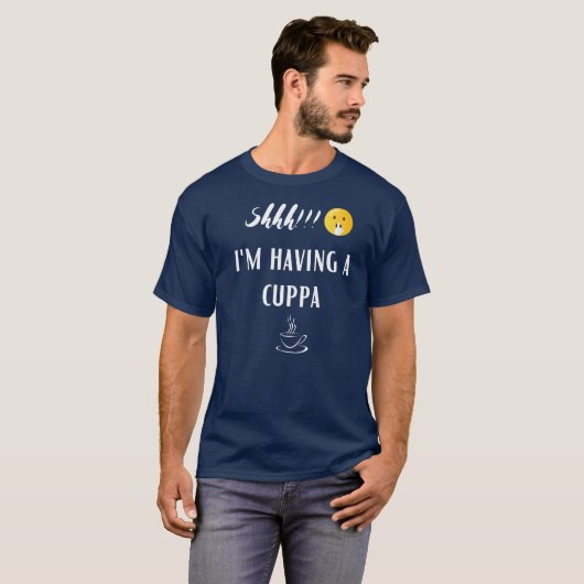 Cuppa thee t-shirt (Voorkant volledig)