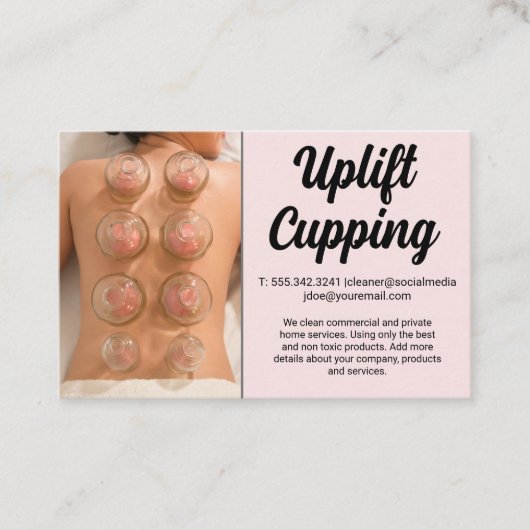 Cupping Therapy | Holistic Care Visitekaartje (Voorkant)