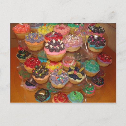 Cuppy cakes briefkaart (Voorkant)