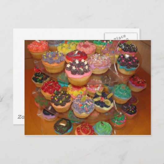 Cuppy cakes briefkaart (Voorkant / Achterkant)