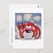 Cuppycake Angel Briefkaart (Voorkant / Achterkant)