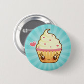 CuppyCakes Heart Pin Ronde Button 5,7 Cm (Voorkant /achterkant)