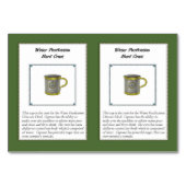 Cuprum De koperhoornachtige Unicorn Trading Kaart (Achterkant)