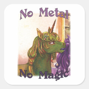 Cuprum No Metal No Magic Stickers