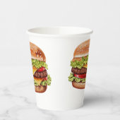 Cups burger papieren bekers (Links)