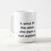 Cups en steins koffiemok (Voorkant links)
