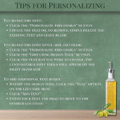 Cups & lepels Meetkaart Tuin Keuken Tegeltje