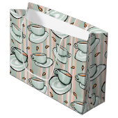 Cups Medley green Gift Bag Large Cadeautasje (Voorkant Gekanteld)