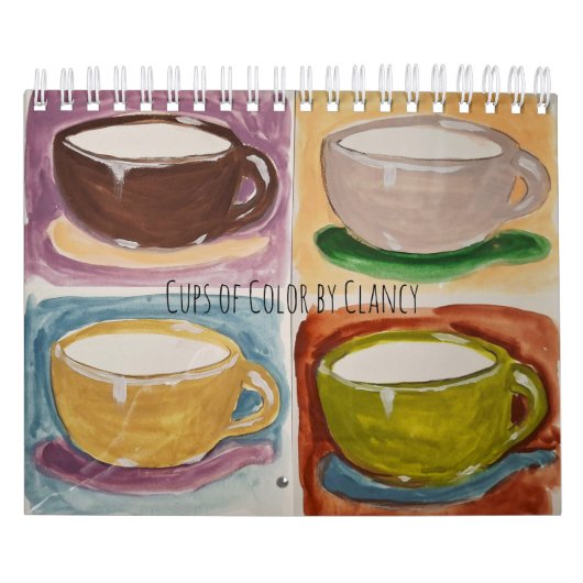 Cups Of Color by Clancy Calendar Kalender (Hoes)