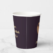 Cups op papier van koffie papieren bekers (Rechts)