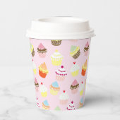 Cups op taart papieren bekers (Achterkant)