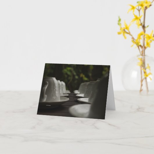 Cups Ready to Serve Kaart (Gele Bloem)