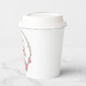 Cups van baby- en Rozen Papieren Bekers (Links)