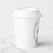 Cups van baby- en Rozen Papieren Bekers (Rechts)