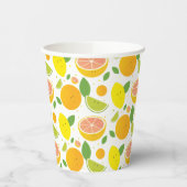 Cups van citrusvruchten papieren bekers (Links)