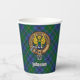 Cups van Clan Johnston Crest Paper Papieren Bekers