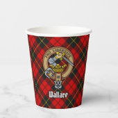 Cups van Clan Wallace Crest Paper Cups Papieren Bekers (Voorkant)