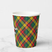 Cups van CX Crest Paper van Clan Buchanan Papieren Bekers (Rechts)