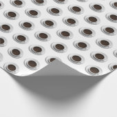 Cups van koffie verpakkingspapier cadeaupapier (Hoek)