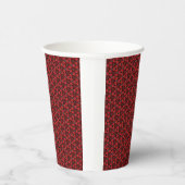 Cups van rood en zwart Show Papieren Bekers (Rechts)