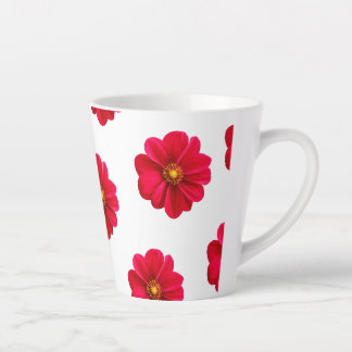 Cups voor bloemen ontwerp latte mok