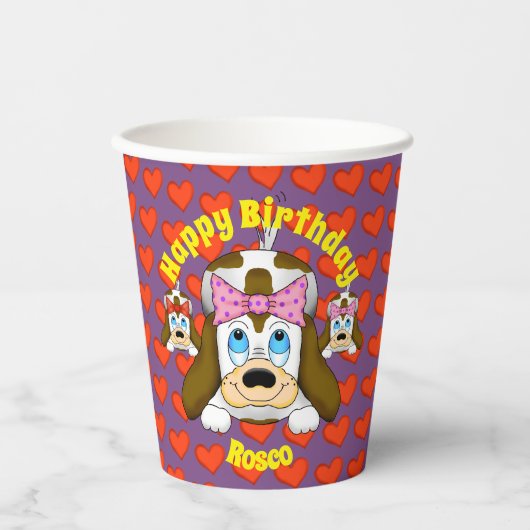 Cups voor echt papier papieren bekers (Voorkant)
