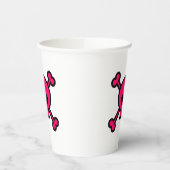 Cups voor schedel papier papieren bekers (Links)