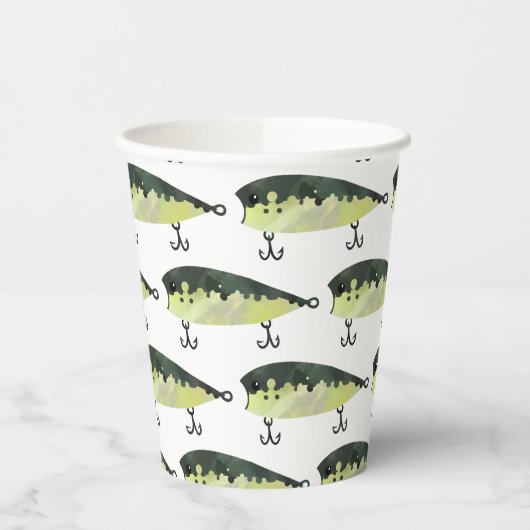 Cups voor Vissend papier Papieren Bekers (Links)