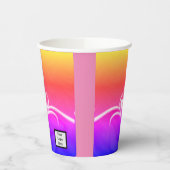Cups voor zwart en rood papier papieren bekers (Links)