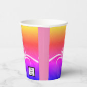 Cups voor zwart en rood papier papieren bekers (Rechts)