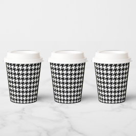 Cups voor zwart-wit papier papieren bekers
