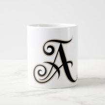Cups witte letters A