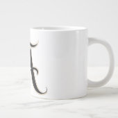 Cups witte letters A Grote Koffiekop (Rechts)