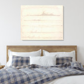 Cups Zuid-Amerikaans continent Canvas Afdruk (Insitu (Slaapkamer))