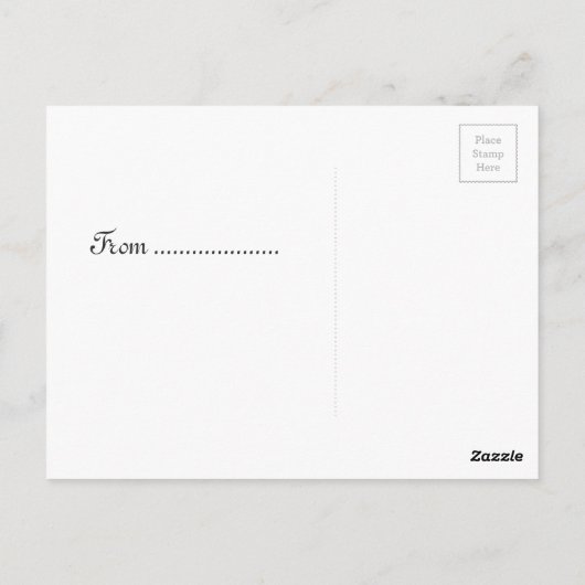 Curaao-vlag Briefkaart (Achterkant)