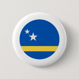 Curaao-vlag Ronde Button 5,7 Cm