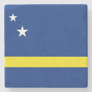 Curaao-vlag Stenen Onderzetter