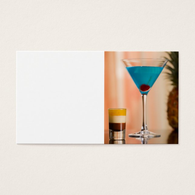 Curaçacocktail Visitekaartje (Voorkant)