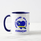 CURAÇAO Aangepast Beste Voetbalmoeder Mok (Links)