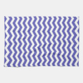 Curacao Blue Wave Chevron Theedoek (Horizontaal)