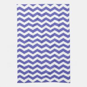 Curacao Blue Wave Chevron Theedoek