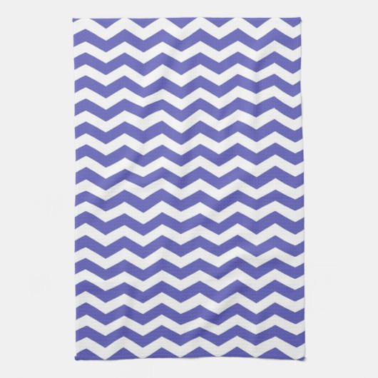 Curacao Blue Wave Chevron Theedoek (Verticaal)