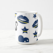 Curaçao Blue Wave Design Koffiemok (Voorkant rechts)