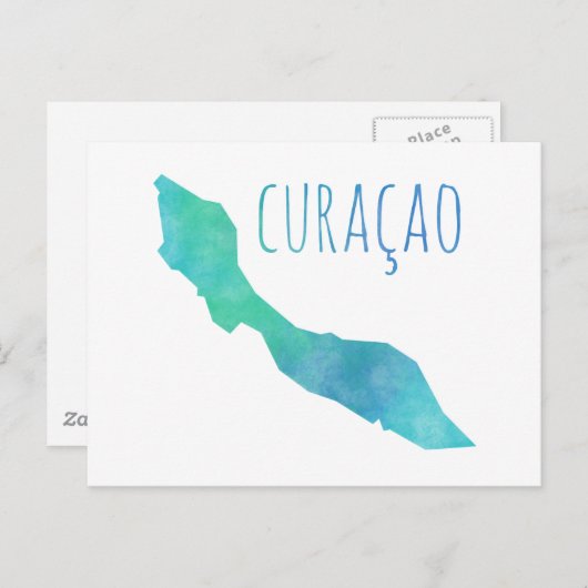 Curaçao Briefkaart (Voorkant / Achterkant)
